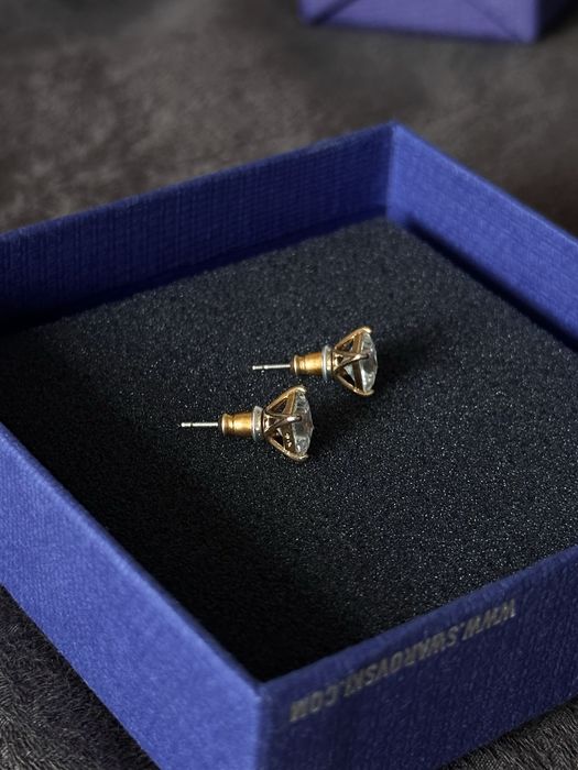 Swarovski Attract Обеци Розово Злато
