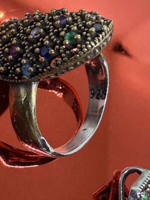 Set argint model vintage