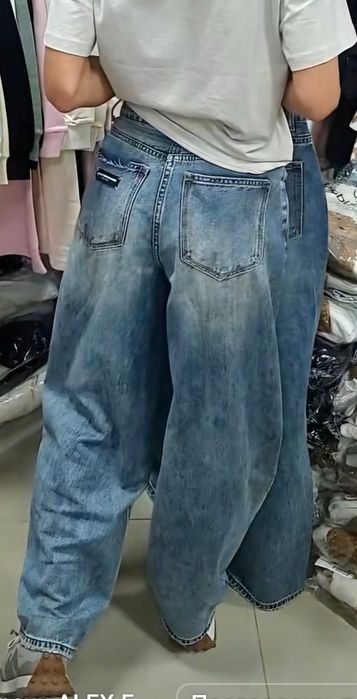 Дамски дънки балон