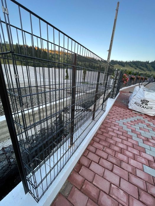 Gard din piatra tip gabion / Panou 2D gard si Piatra naturala