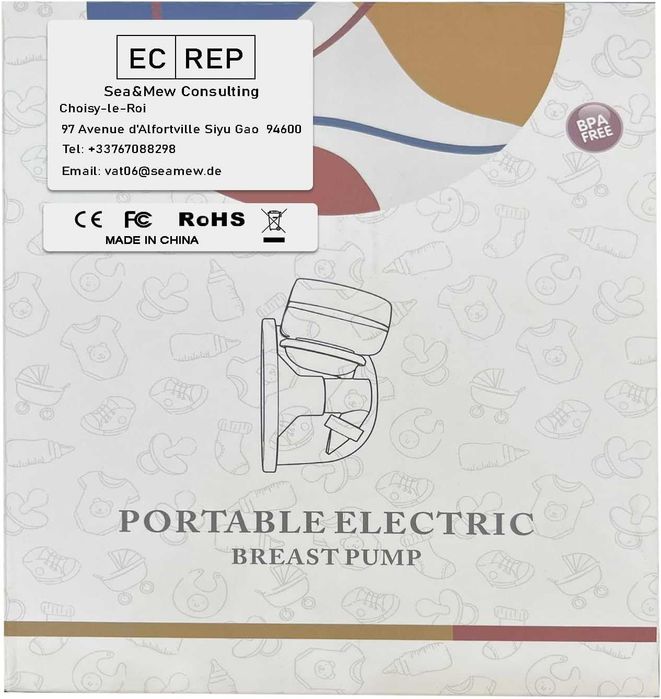 FEIMUOSI Помпа за кърма преносима електрическа тиха 24 мм фланeц