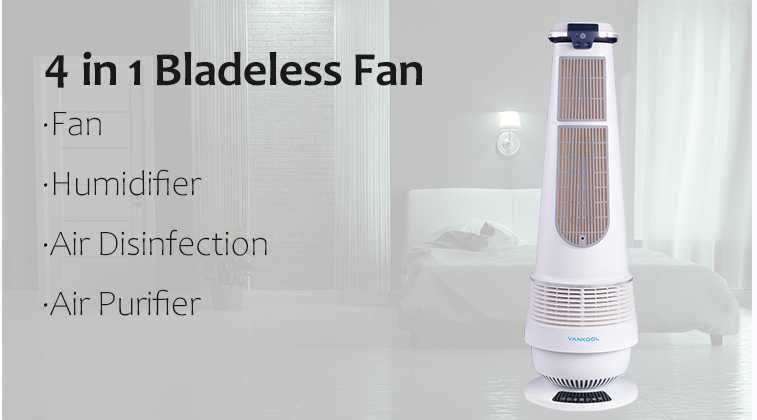 Ventilator turn 4in 1 cu  racire, dezinfectare, purificare,umidificare