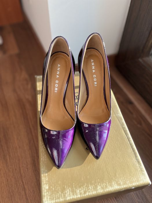 Pantofi stiletto Anna Cori piele naturala