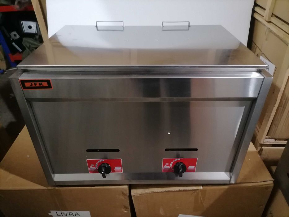 Фритюрник прфесионален газов-единичен, двоен