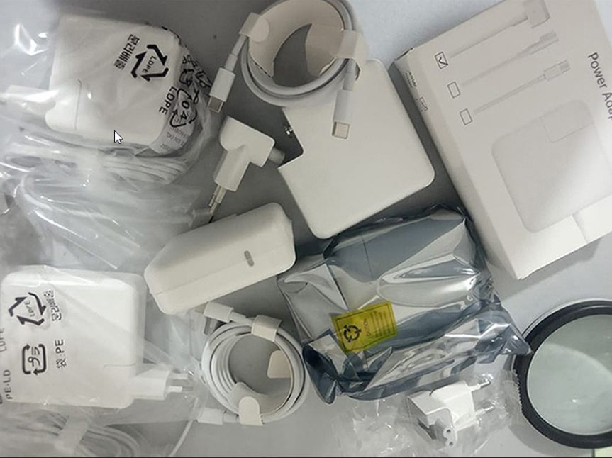 для Макбука Magsafe и Type-c зарядка блок питания . .