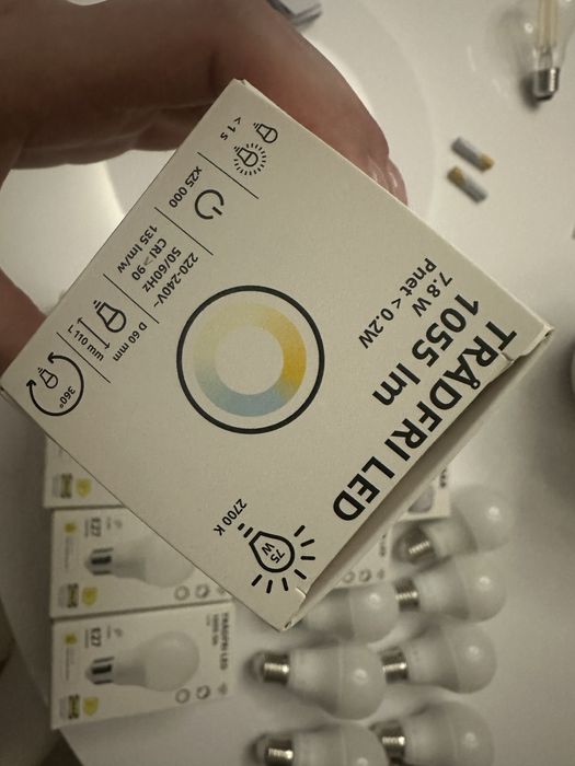 Смарт крушки Ikea tradfri led и дистанционно Skyrbar