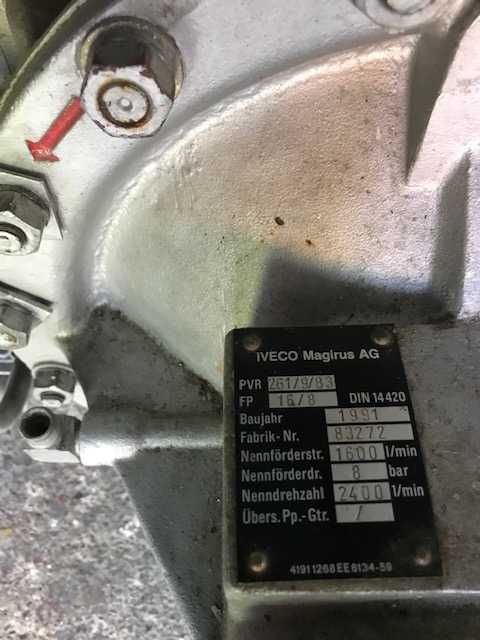 Echipament Pompare - ZIEGLER , ROSENBAUER,  BACHERT,  - de pompieri