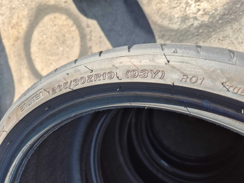 2 Anvelope de VARA - 265/30/19 93Y - BRIDGESTONE Potenza Sport RO1 - APP NOI - DOT 2023 !