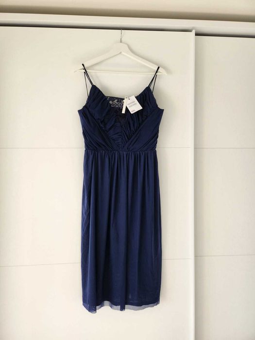 Rochie vară ASOS,  NOUĂ, cu etichetă,  bleumarin