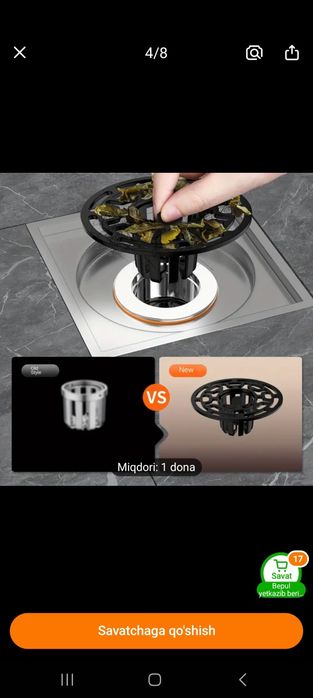 Hammock vatualetlardagi tiraplardan hid va harhil hashoratlarni chiqis