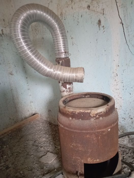 газовый печь буржуйка
