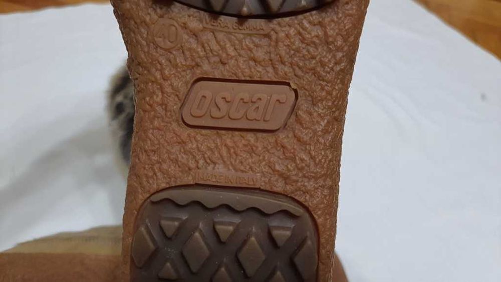 Cizme piele si blana naturala iepure de la OSCAR Sport marimea 38-38,5