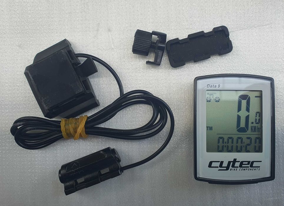 Ciclocomputer / Kilometraj bicicletă cu fir Cytec Data 9 - Complet