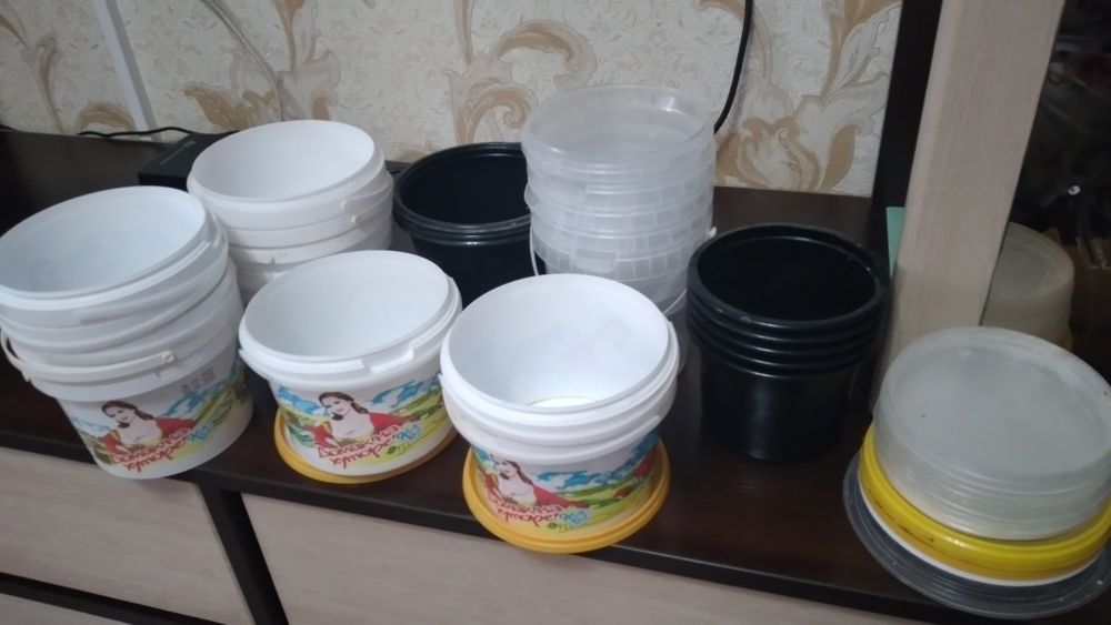 Ведро горшок для растении 1000тг