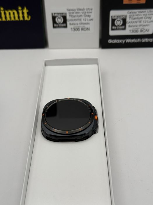 Galaxy Watch Ultra Titanium Gray Ca Nou Garatie 1AN, AMANET NO LIMIT.