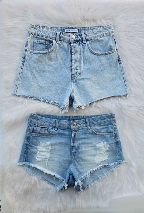 Къси дънкови панталони ZARA H&M  - размер L / ХL