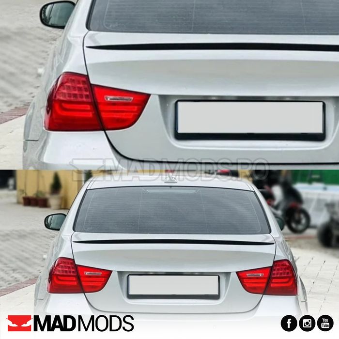Eleron lip portbagaj haion Universal, Negru Lucios, Bmw Audi Skoda etc