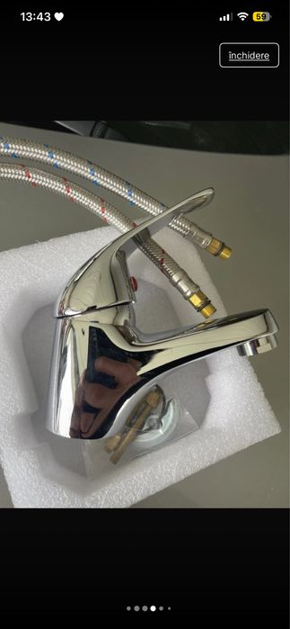 Robinet monocomanda pentru lavoar model Mallorca,disponimil 2x bucati ,la a doaua bucata nu am scurgerea