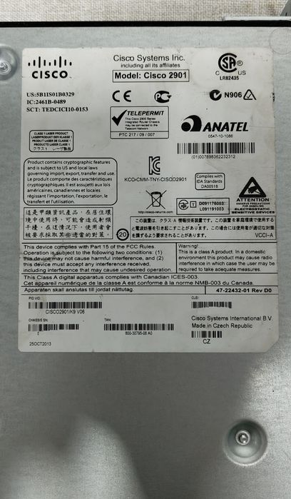 Маршрутизатор Cisco 2901 Series