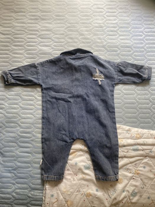 Детский комбинезон джинсовый