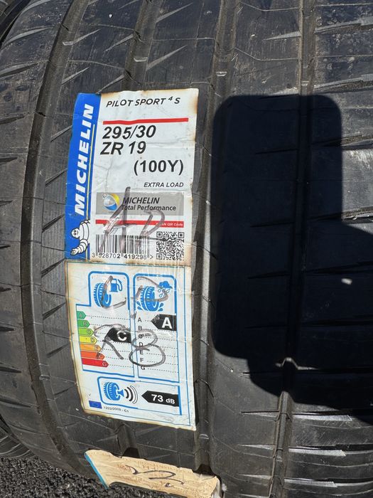 4 anvelope Michelin Pilot sport 4 S - 295/30 ZR19 100Y