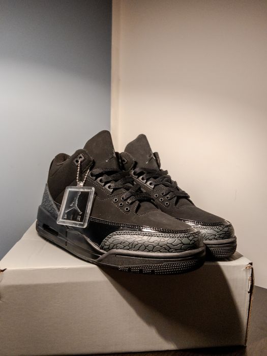 Jordan 3 Black Cat 44