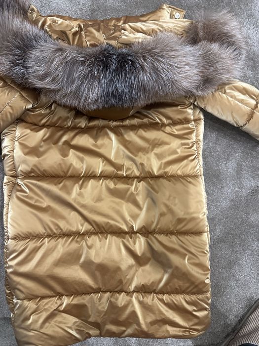 Златно яке с естествен пух