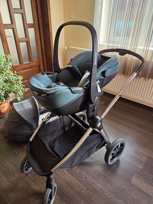 Se vinde set Maxi-Cosi carucior, scaun auto si bază