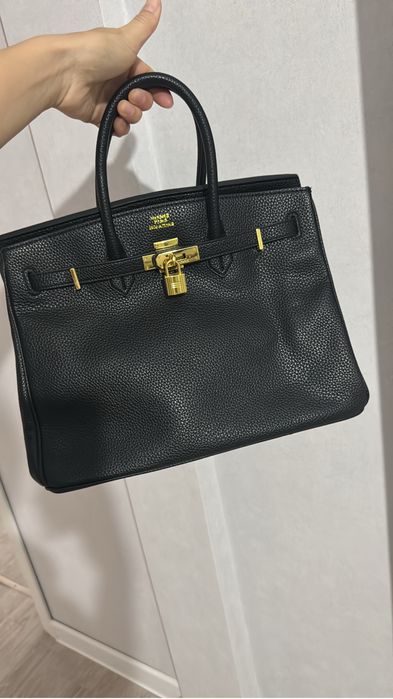 Кожаная сумка hermes