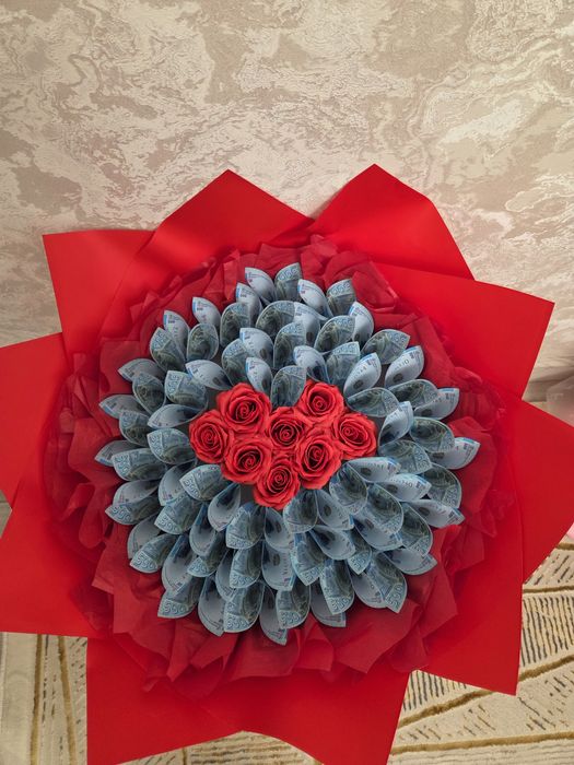 Денежный букет порадуйте родных