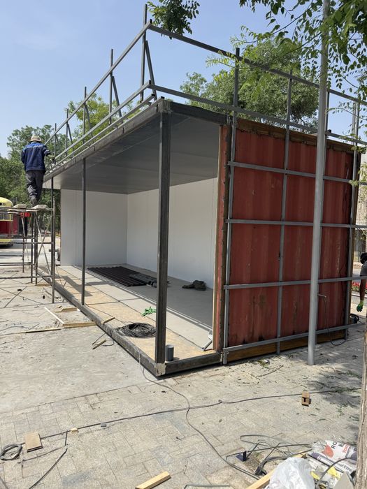 Modul uy konteyner ofis do‘kon Модульный дом контейнер офис магазин