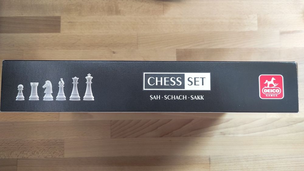 Set Șah Deico Games – piese dimensiuni oficiale de turneu – Nou