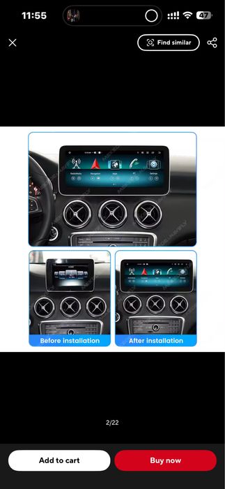 Navigatie Android Mercedes A / C / Cla 2013-2015 ntg4.5