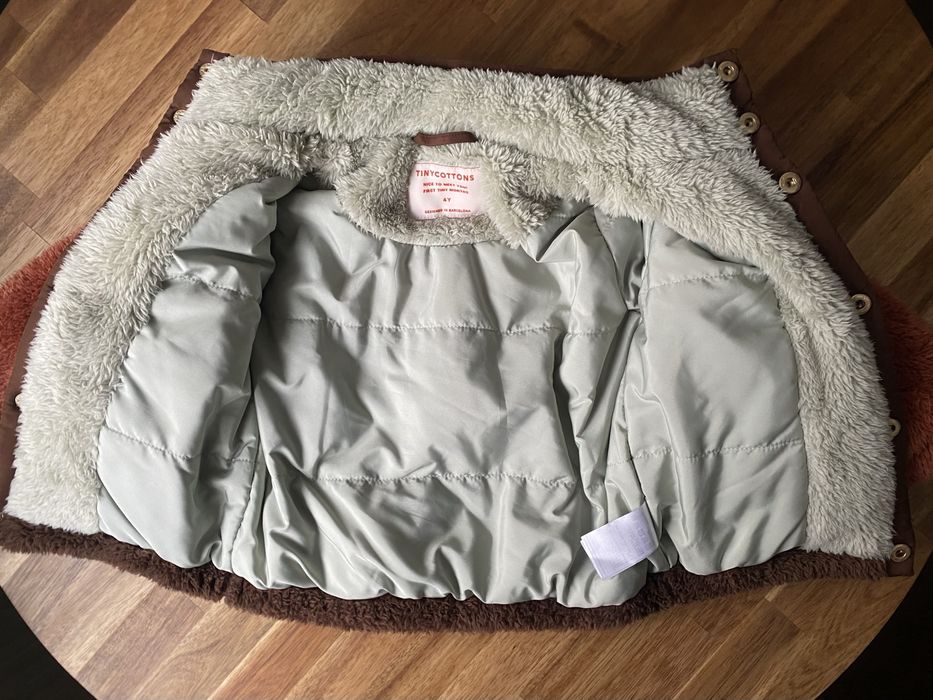 Jacheta sherpa Tinycottons 4 ani
