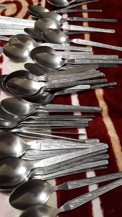 Посуда тарелки ложки бакалы