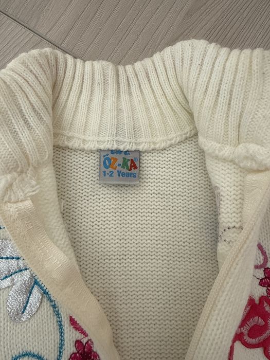 Кофты на 1-2 года на девочку, на мальчика 86 размер