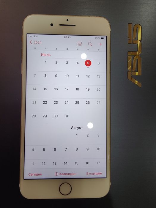 Iphone 7 plus Gold  v ideale+airpods