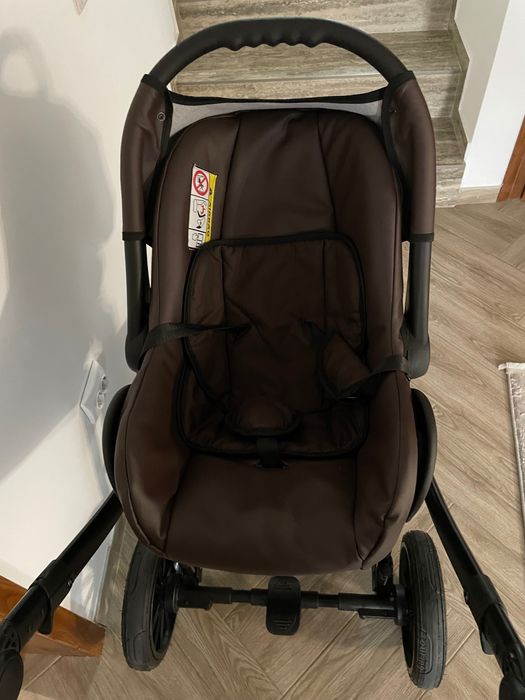 Cărucior 3 în 1 Rider Soft Brown
