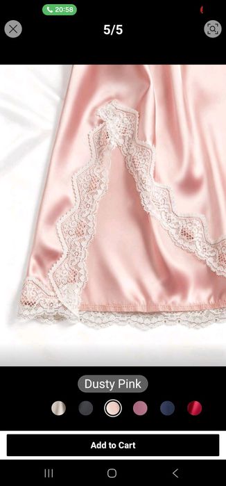 Дамска нощница размер s