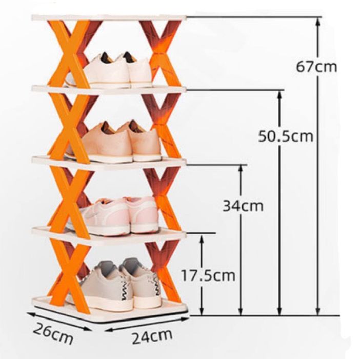 Стойка для обуви, полка 5 ярус