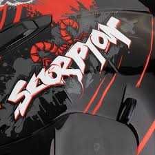 Мото каска за мотор Scorpion EXO 491 Spector Black/Red,очила