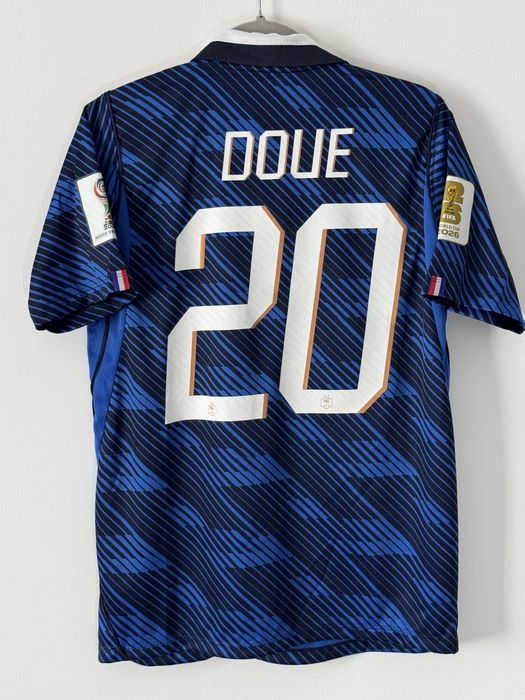 Tricou fotbal Franta Home World Cup Doue Dembele Kante
