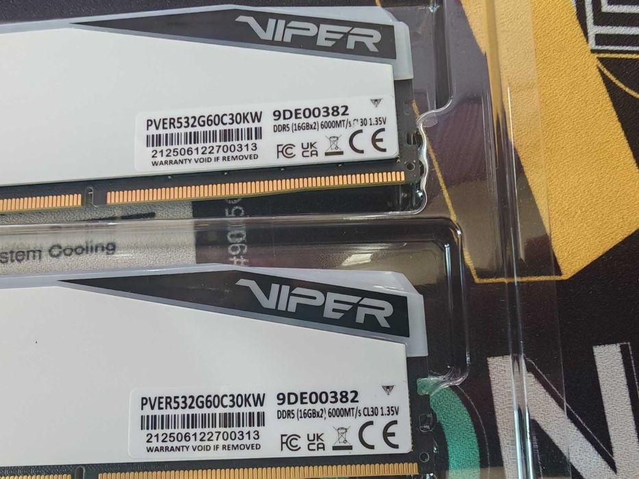 Рам памет Patriot Memory Viper Elite 5 RGB 2x16GB 32GB 6000MHz DDR5 White CL30