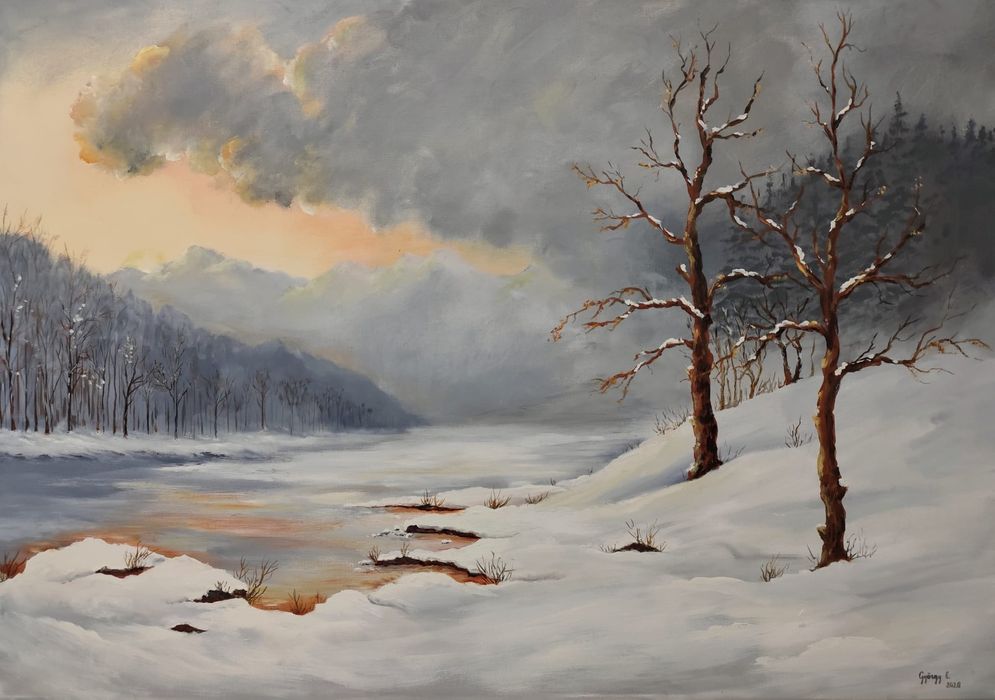 Peisaj acril 70x100 cm