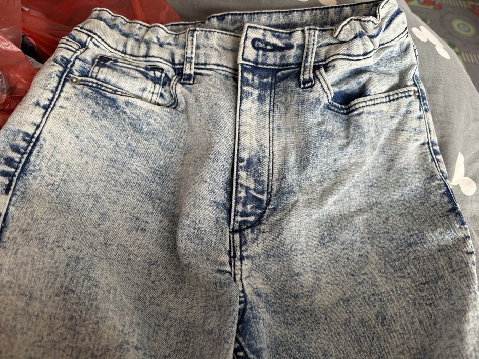 Blugi 3/4 fete 140 H&M 10-12 ani Impecabil  10/10