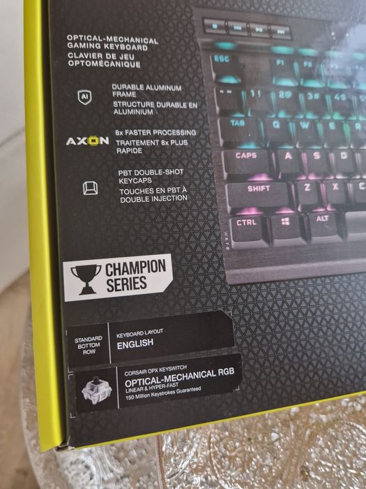 Tastatura Corsair  K70 RGB TKL cu switch OPX