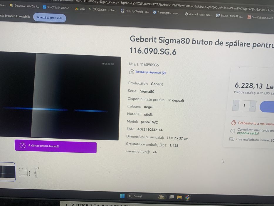 Geberit sigma 80