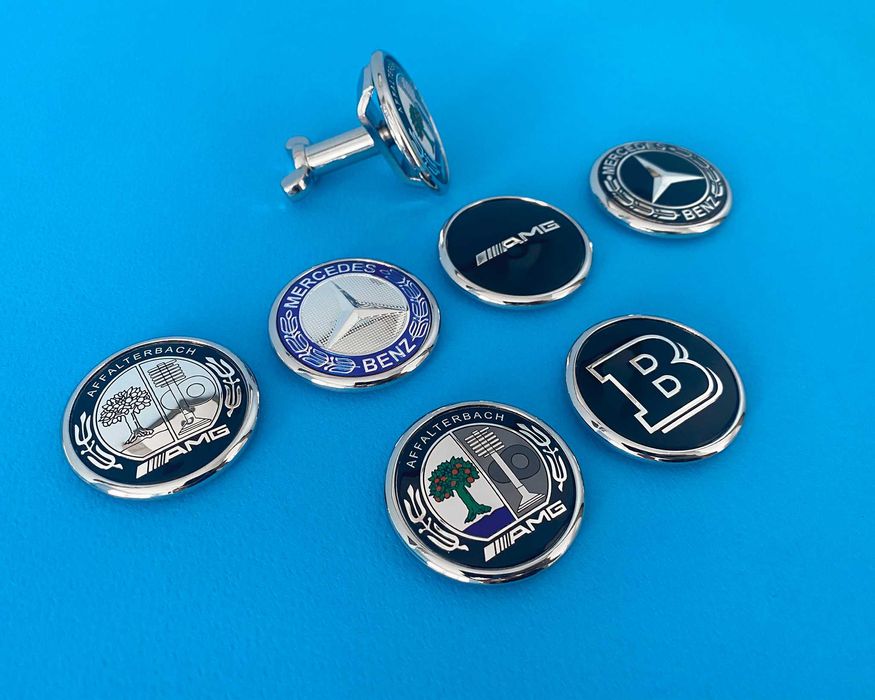 Емблема Mercedes Benz, метална тапа, мерник, мерцедес, w211,w220,w203