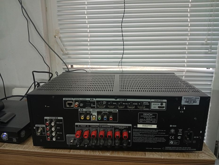 7.1 канален ресивър DENON AVR -2113 4K JDMI Network