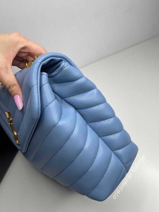 Geanta Y4es S8int L9ent - Loulou Large Blue